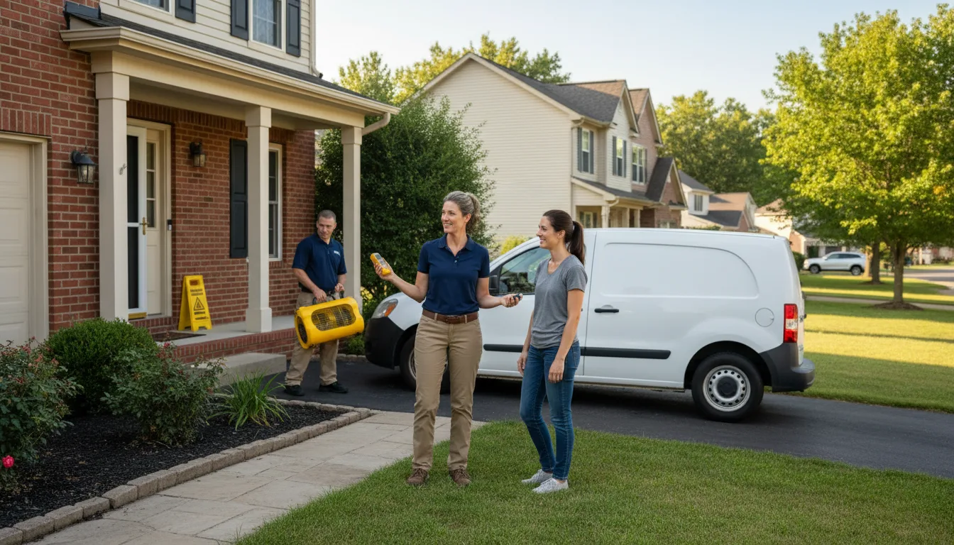 Water restoration image for Dehumidification And Cleanup Services in Waldron, WA